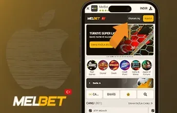iOS indir Melbet iOS indir butonu